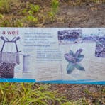 Interpretive signage at Beatrice Hill Well.