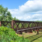 Adelaide River Railway Bridge (no longer in use).