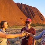 Avoid the crowds and experience an intimate Uluru sunset with sparkling wine!