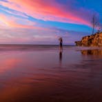 calm water at Casuarina Beach