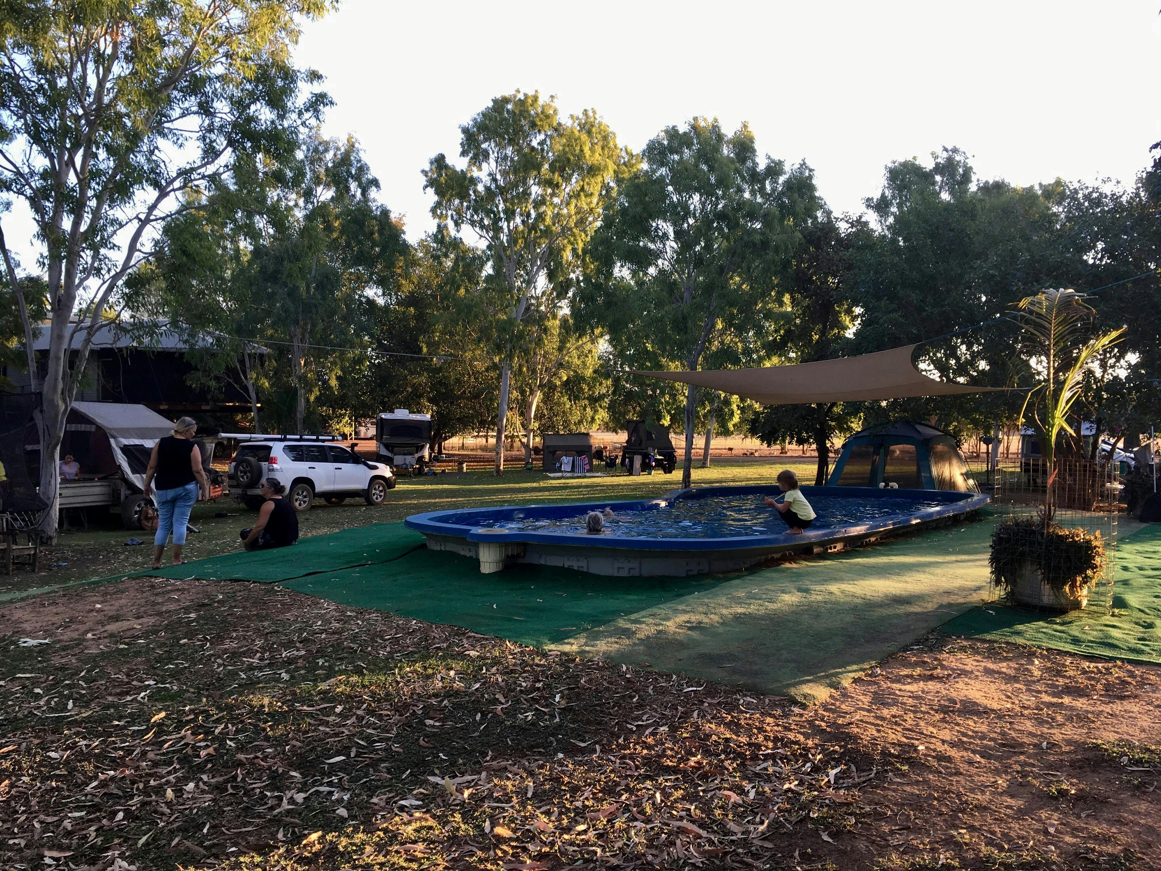 Campground with pool