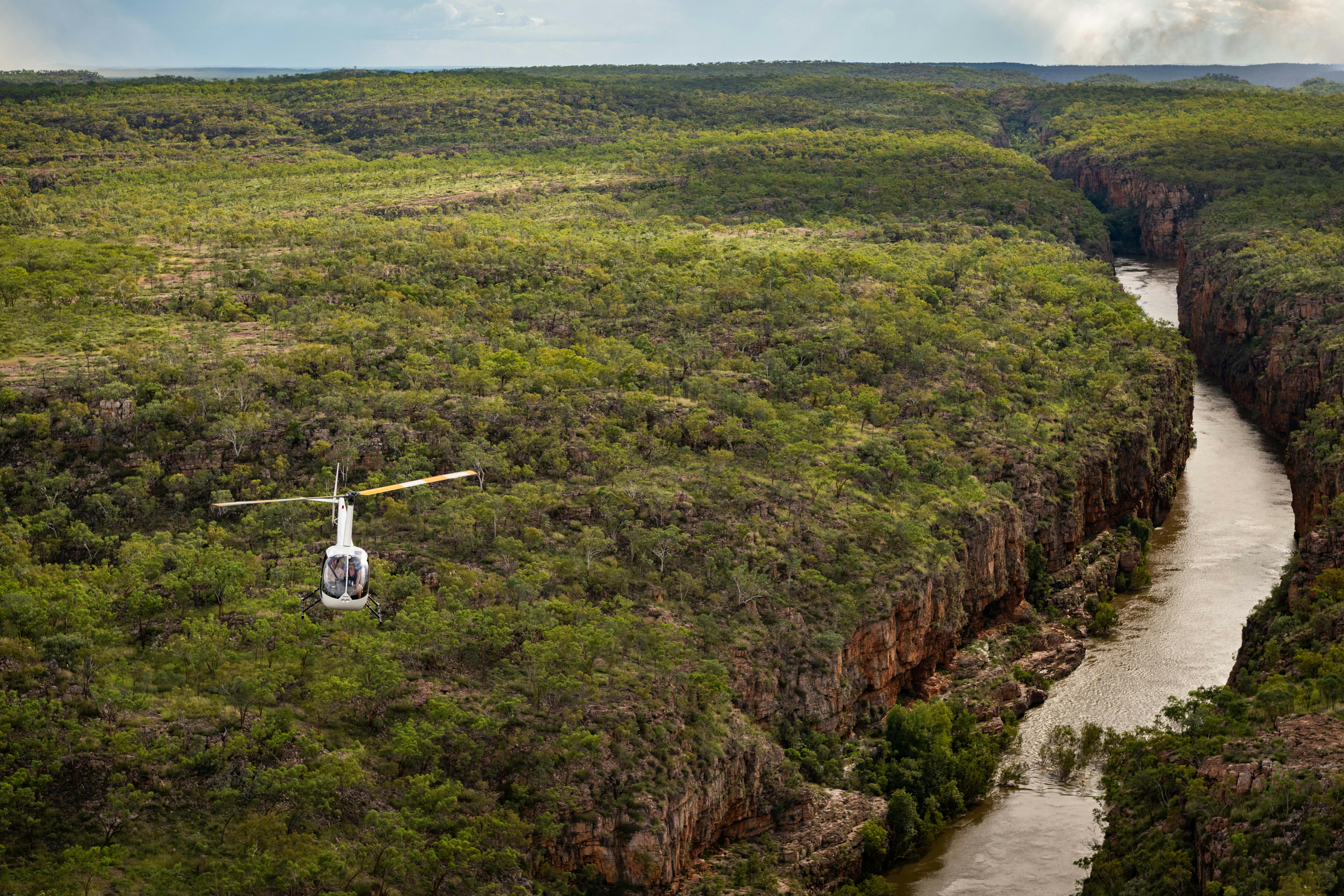 North Horizon Heli over Nitmiluk Gorge