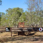 Park entry sign