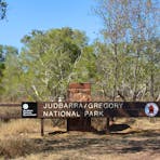 Park entry sign