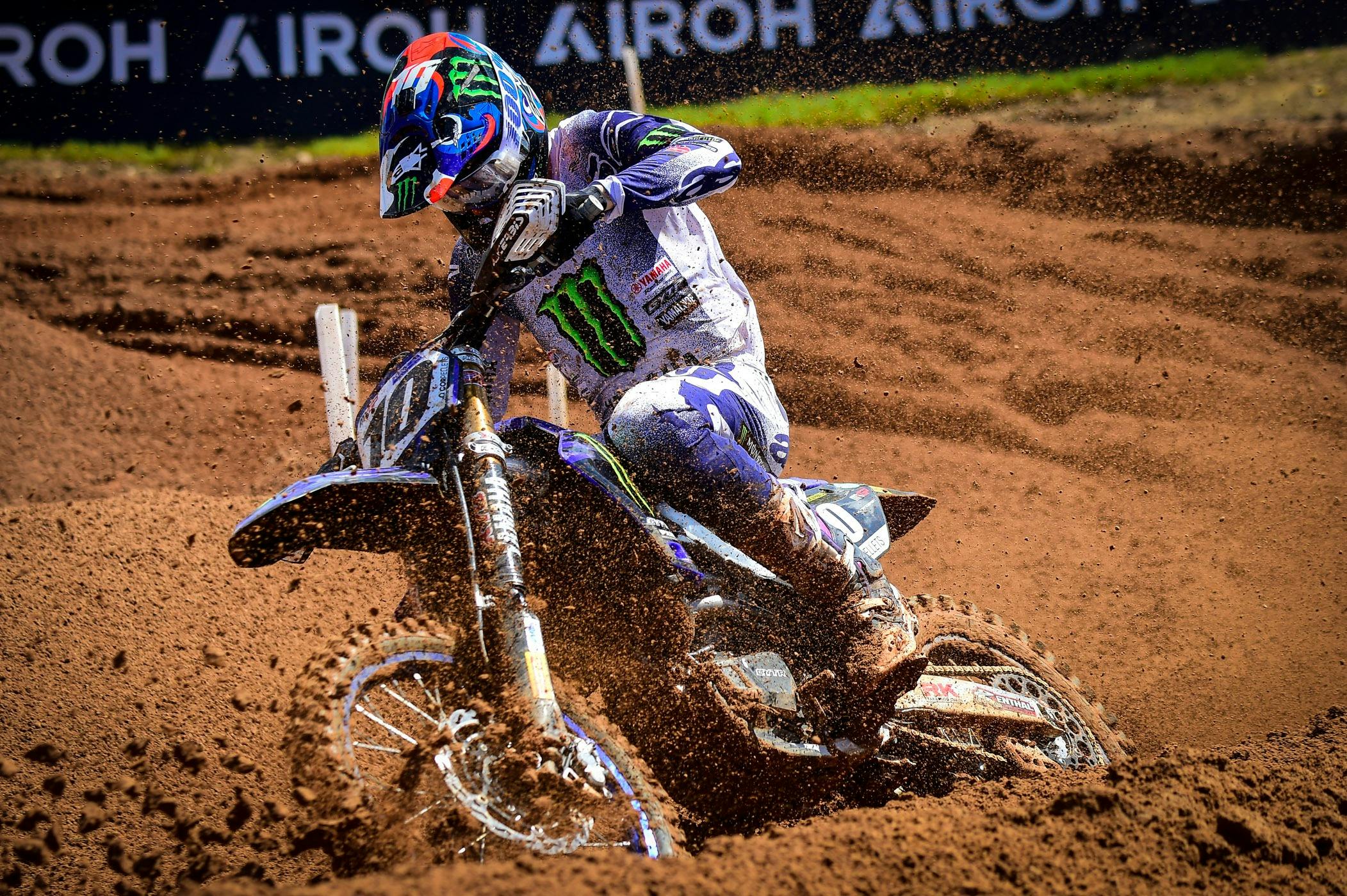 MXGP rider on bike on track