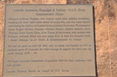 Commemorative plaque text