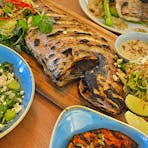 Charcoal Roasted. Golden Snapper
