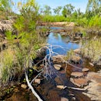 Rocky landscape surrounding Sweetwater