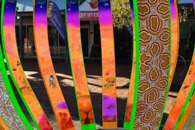 Alice Springs Genestreaming Sculpture