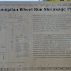 Interpretative signage at the site.