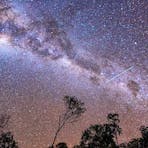 Milky way view from camping site.