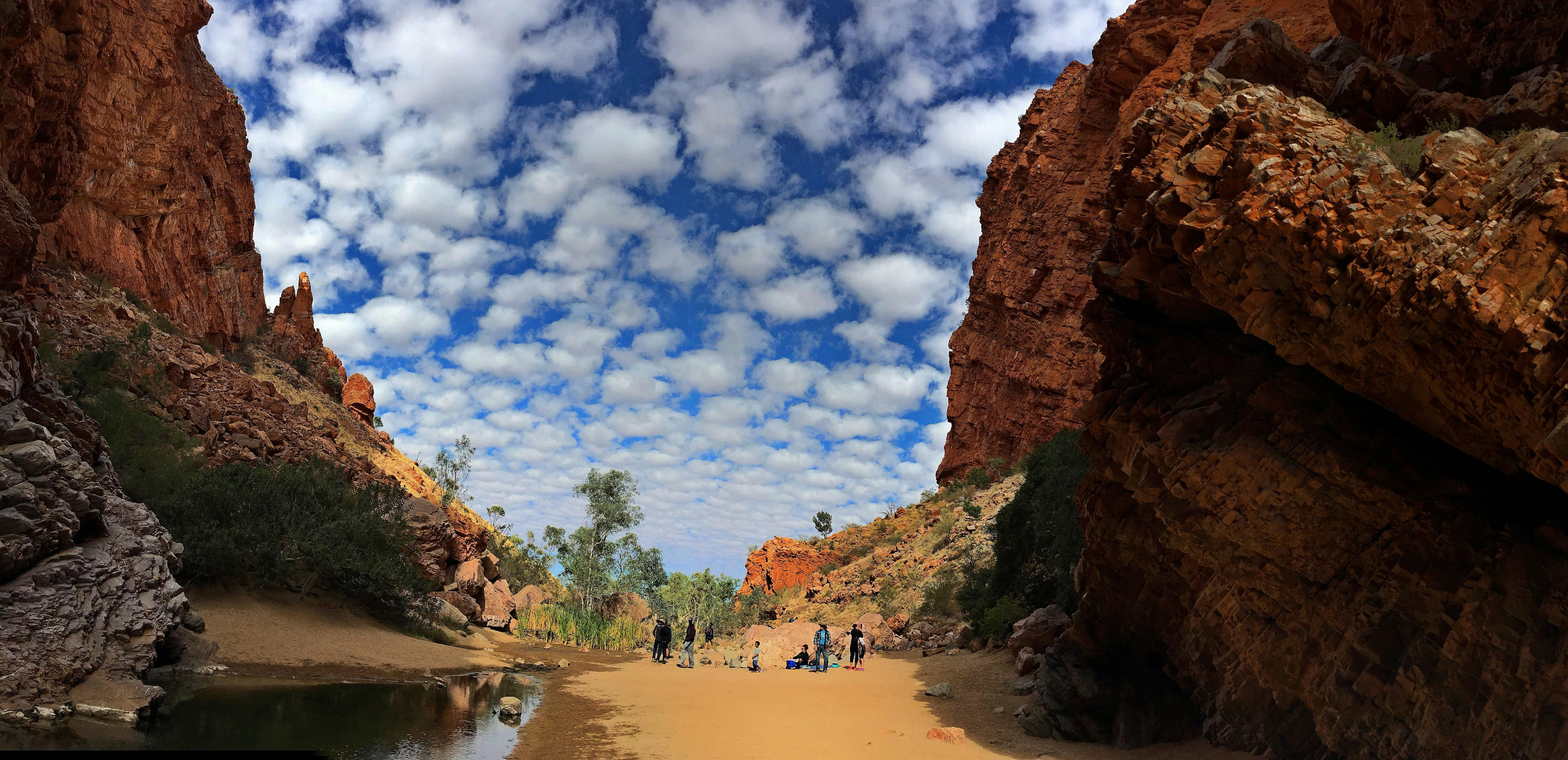 Wide gorge of the Red Centre