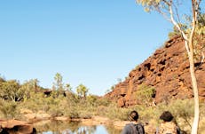 Friends exploring Finke Gorge National Park