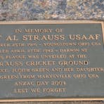 Memorial to Captain Al Strauss USAAF