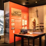 Photo of historical objects in an exhibtion