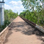 Road bridge looking south.
