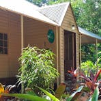 What was the Wesleyan Church, now a cafe in the Botanic Gardens.