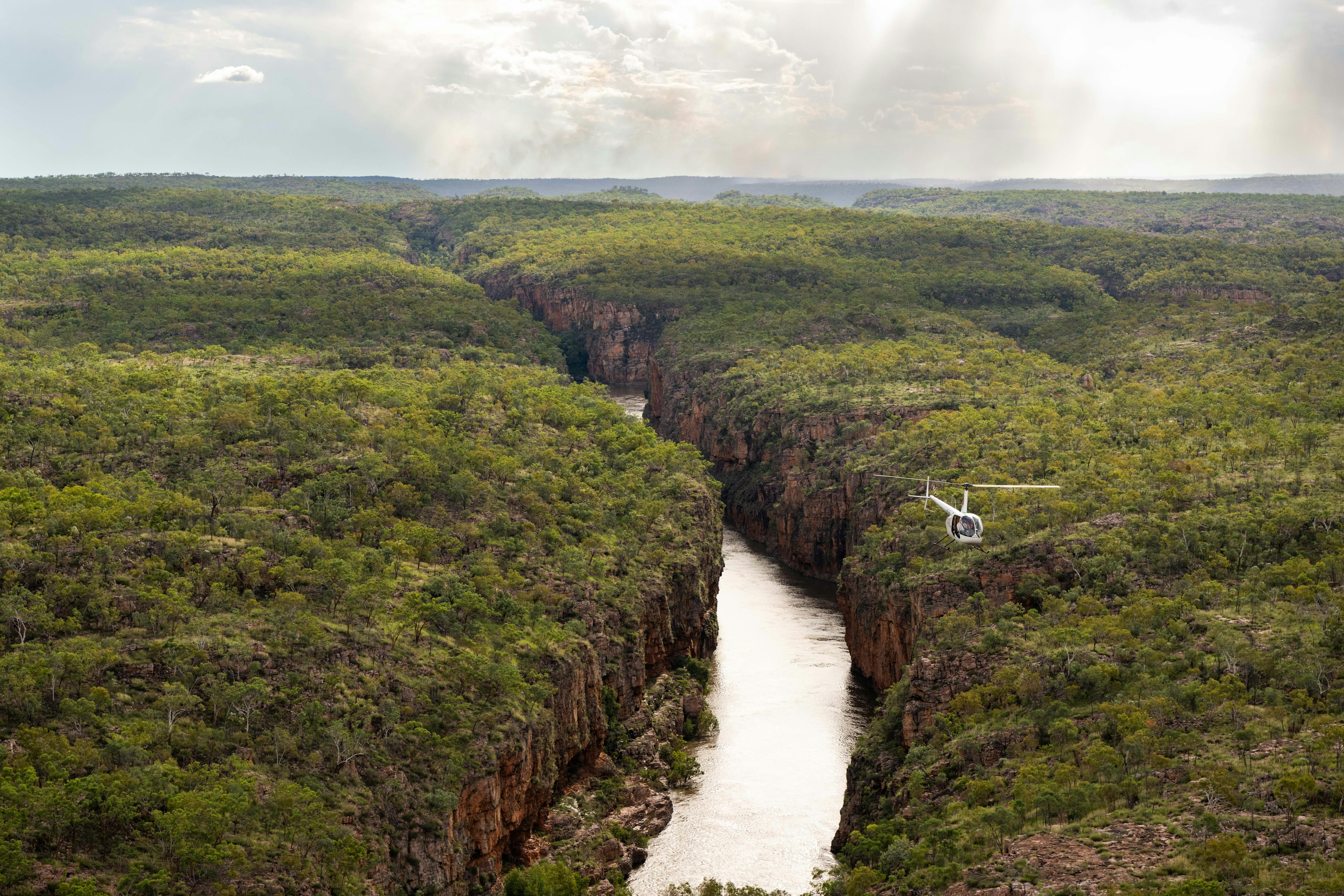 Nitmiluk Gorge by helicopter