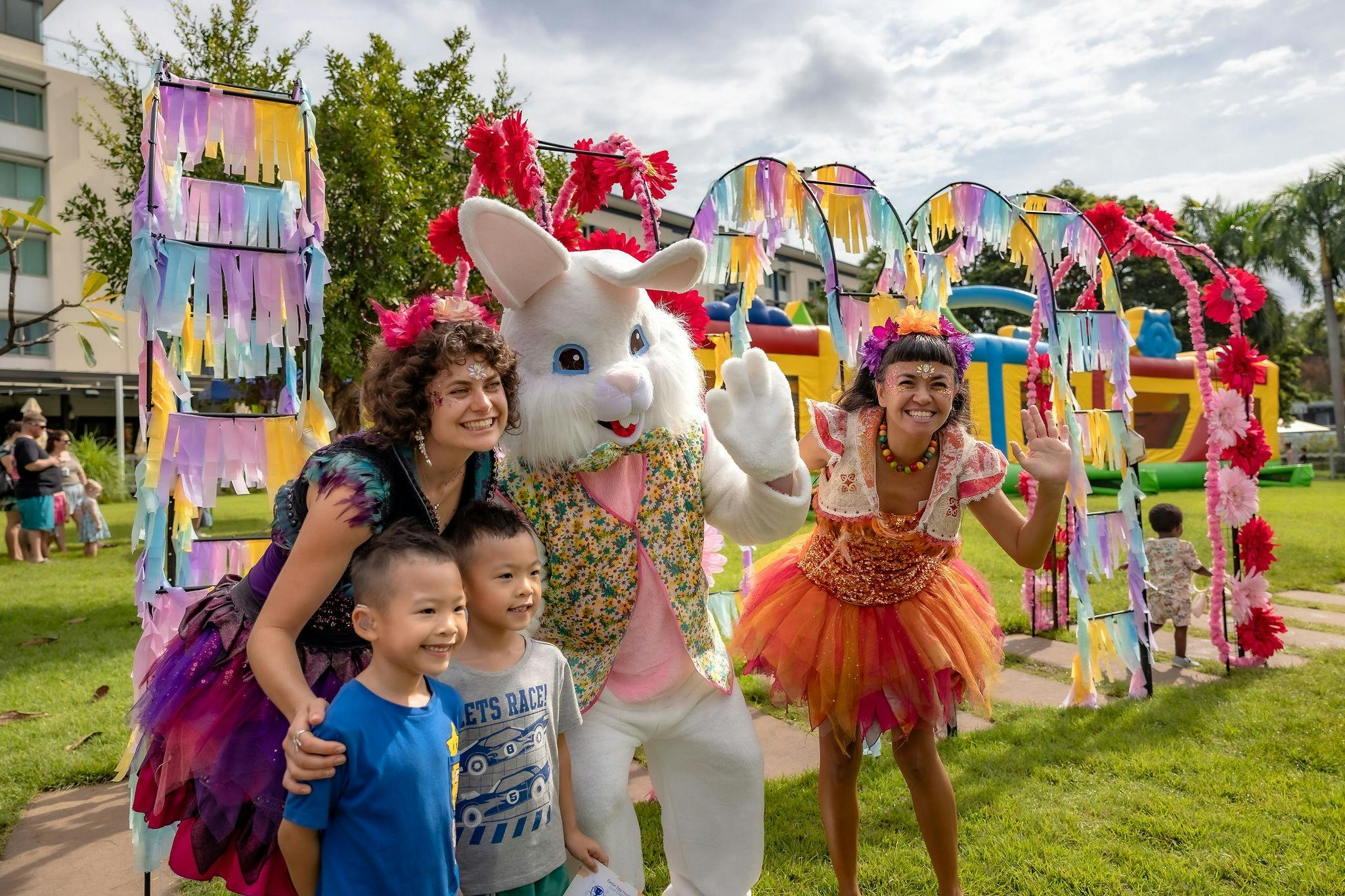 Santa ringing the bell