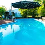 Cool tropical landscaped pool