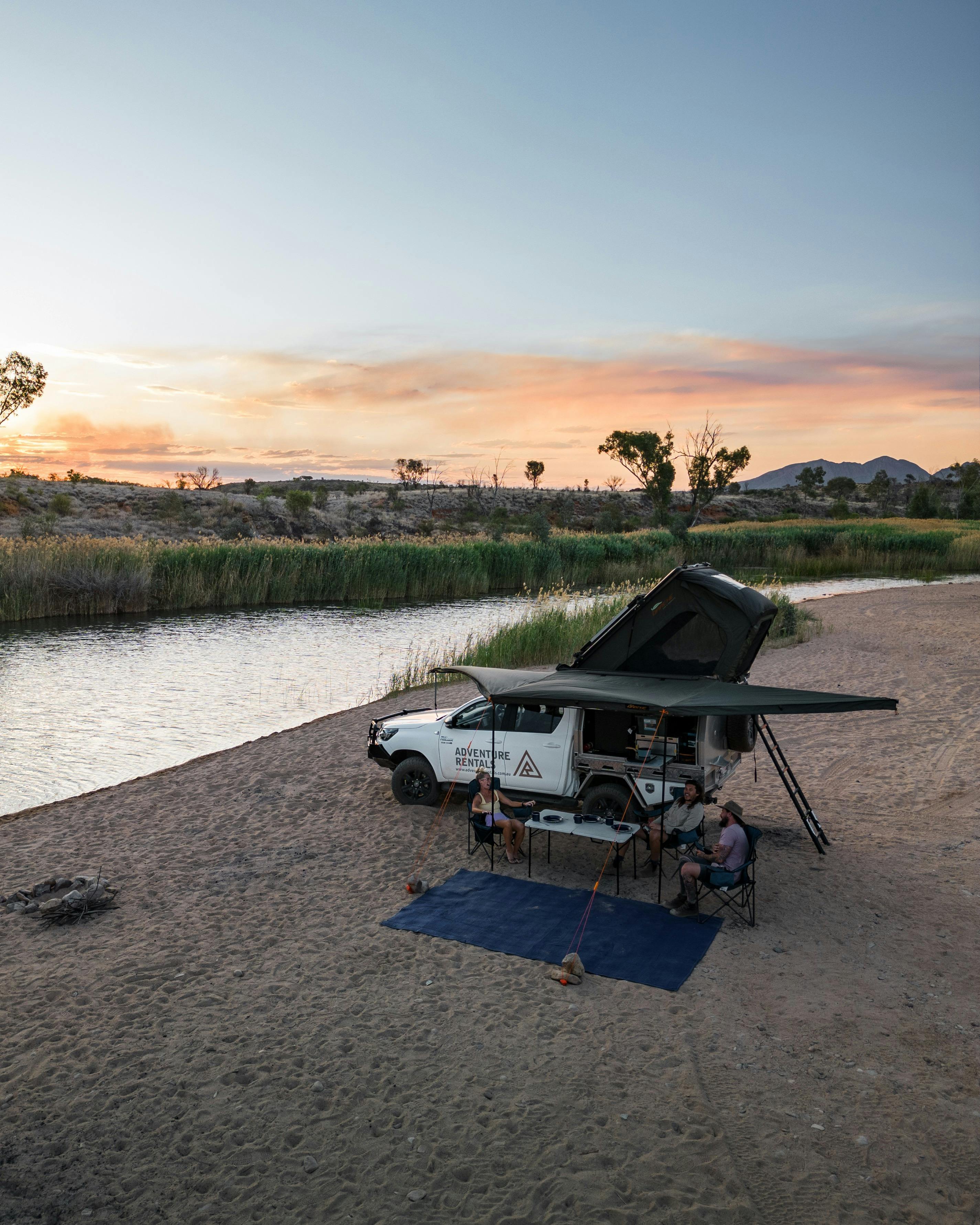 Toyota Hilux 4WD Camper at 2 Mile Campground