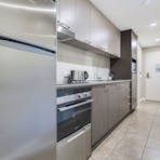 Fully equipped kitchen in one- and two-bedroom apartments