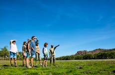 Visitors join Ayal Aboriginal Tours Kakadu on the South Alligator Floodplain