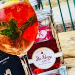 Sloe Berry Gin and Bird in Hand Sparkling Cocktail