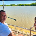 on the croc cruise