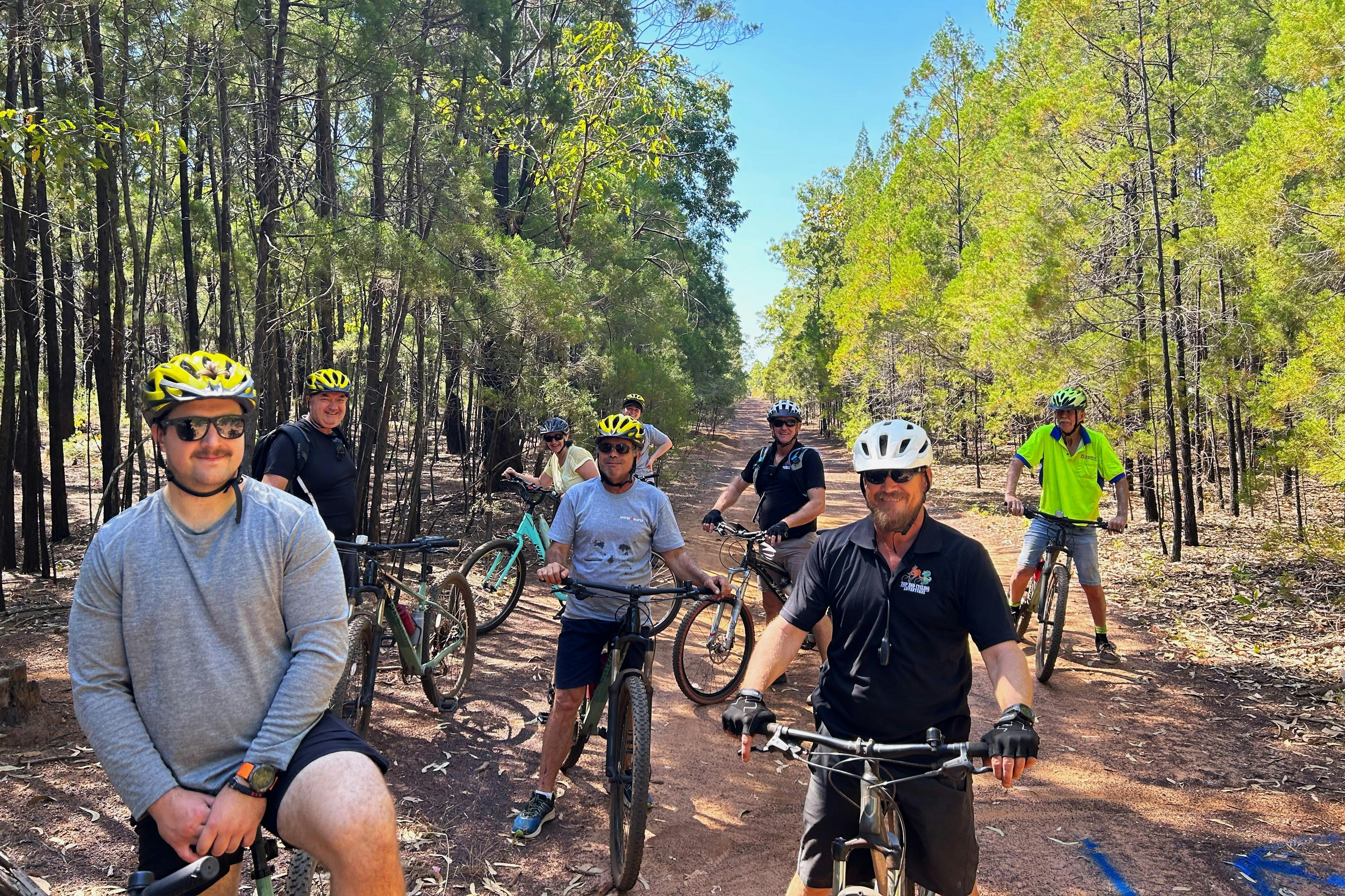 Riders at Mountain Bike Trails, Pine Forrest Howard Springs