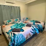 1 x queen bed and 1 x king single bed - air conditioned