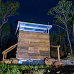 Shared amenities block at Samson Creek Nature Park campground.