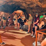 Red Centre guide explaining the rock art