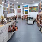 Featuring small artworks display, loose paintings, giftware, Australia Opals, wooden sculptures.