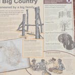 Interpretative panel alongside the memorial.