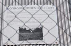 Interpretative panel within the site.