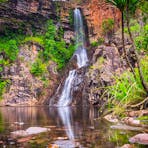 Tjaynera Falls' plunge pool is a spectacular place for an uncrowded cooling swim