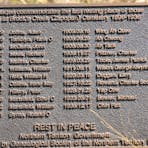 Plaque erected by the NT Government at the site