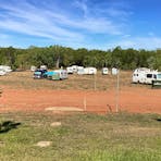 Shot of guest RVs from custodian site