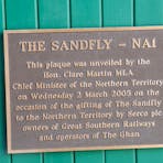 Sandfly commemorative plaque