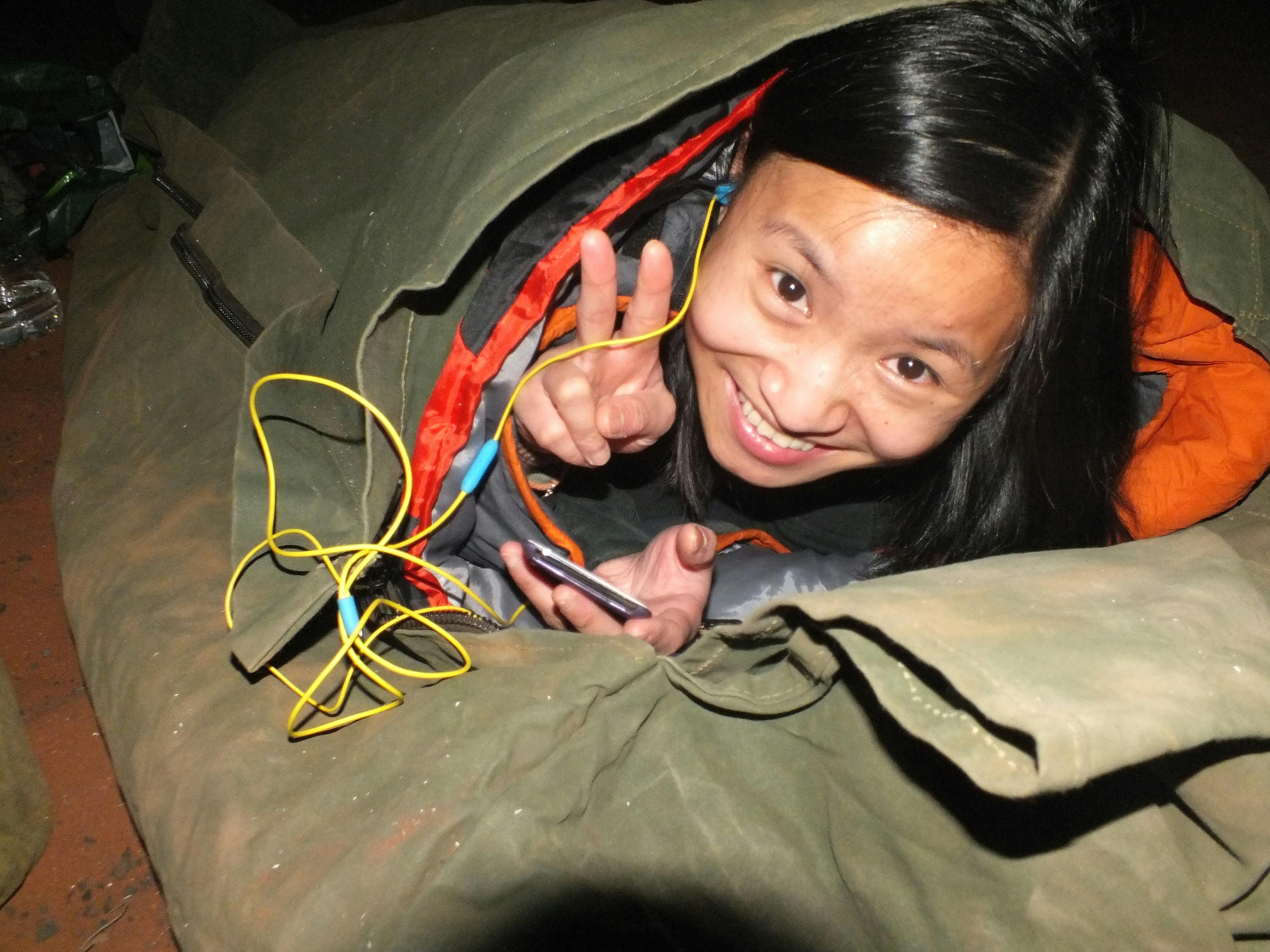 Swag sleeping at its best