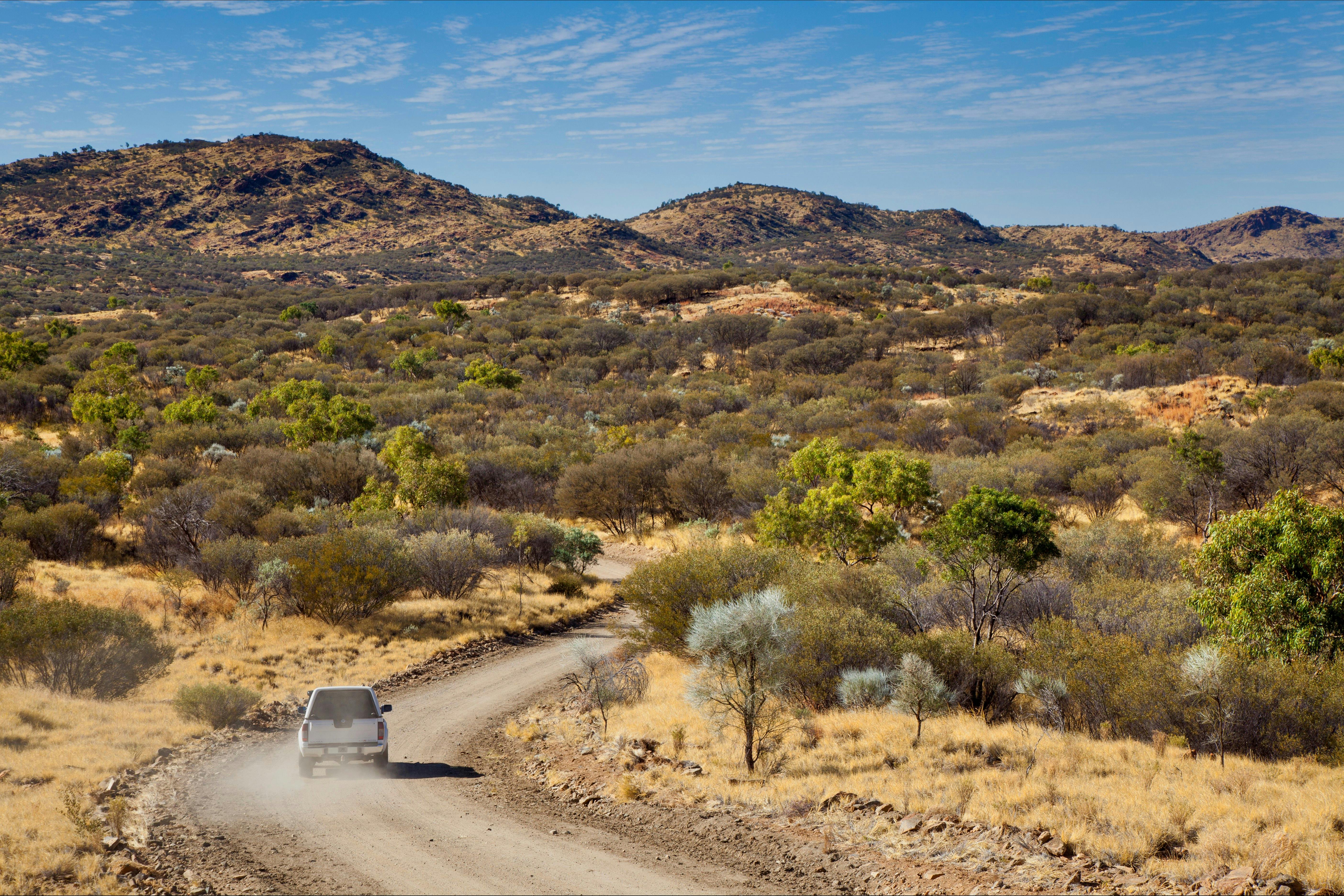 Good vehicle access to the Hamilton Downs Youth Camp