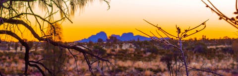 Kata Tjuta in the distance