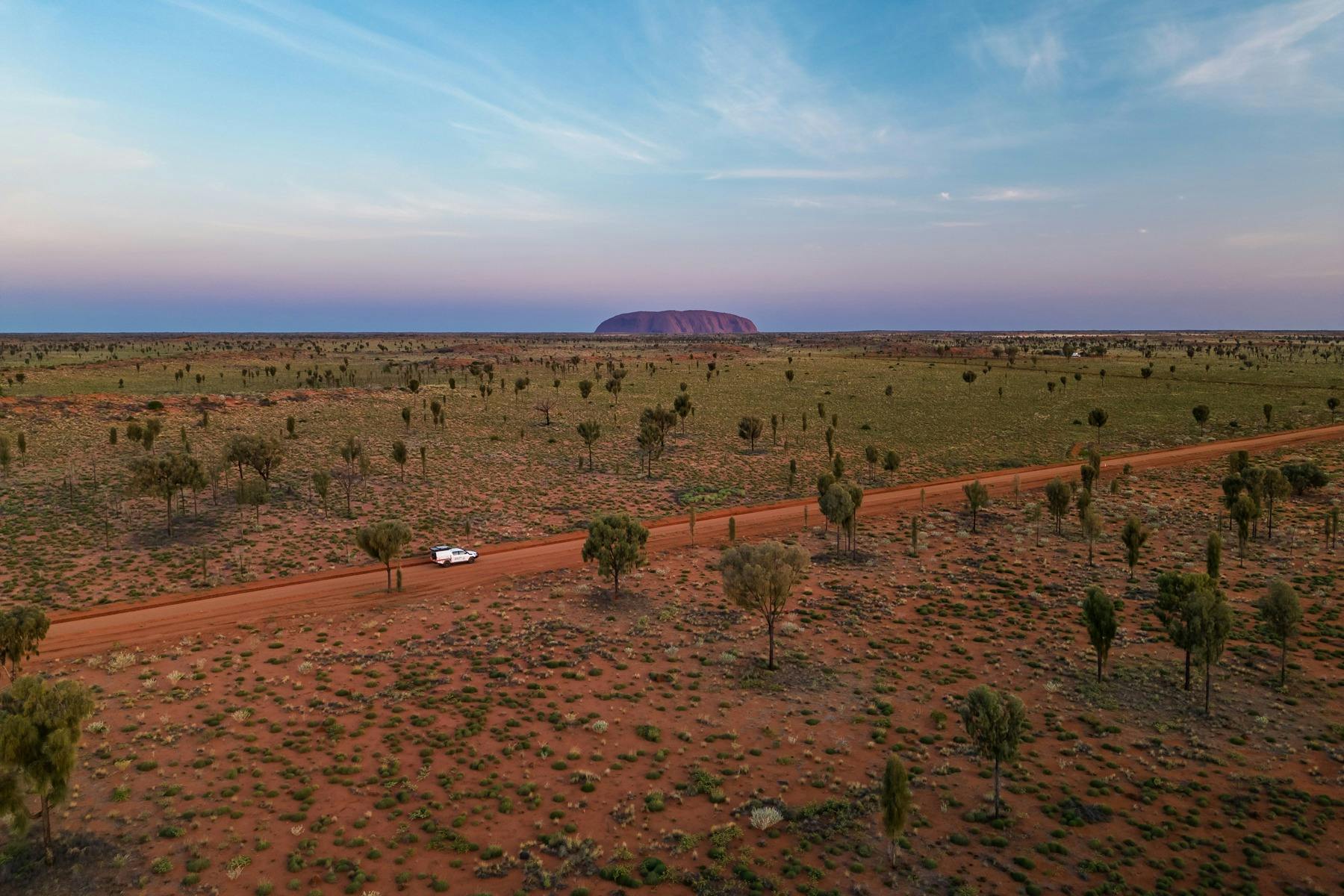 Toyota Hilux 4WD Camper at Uluru-Kata Tjuta NP