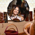 DAAF Foundation Community Ambassador Jessica Mauboy, at Marrawuddi Arts & Culture, 2022