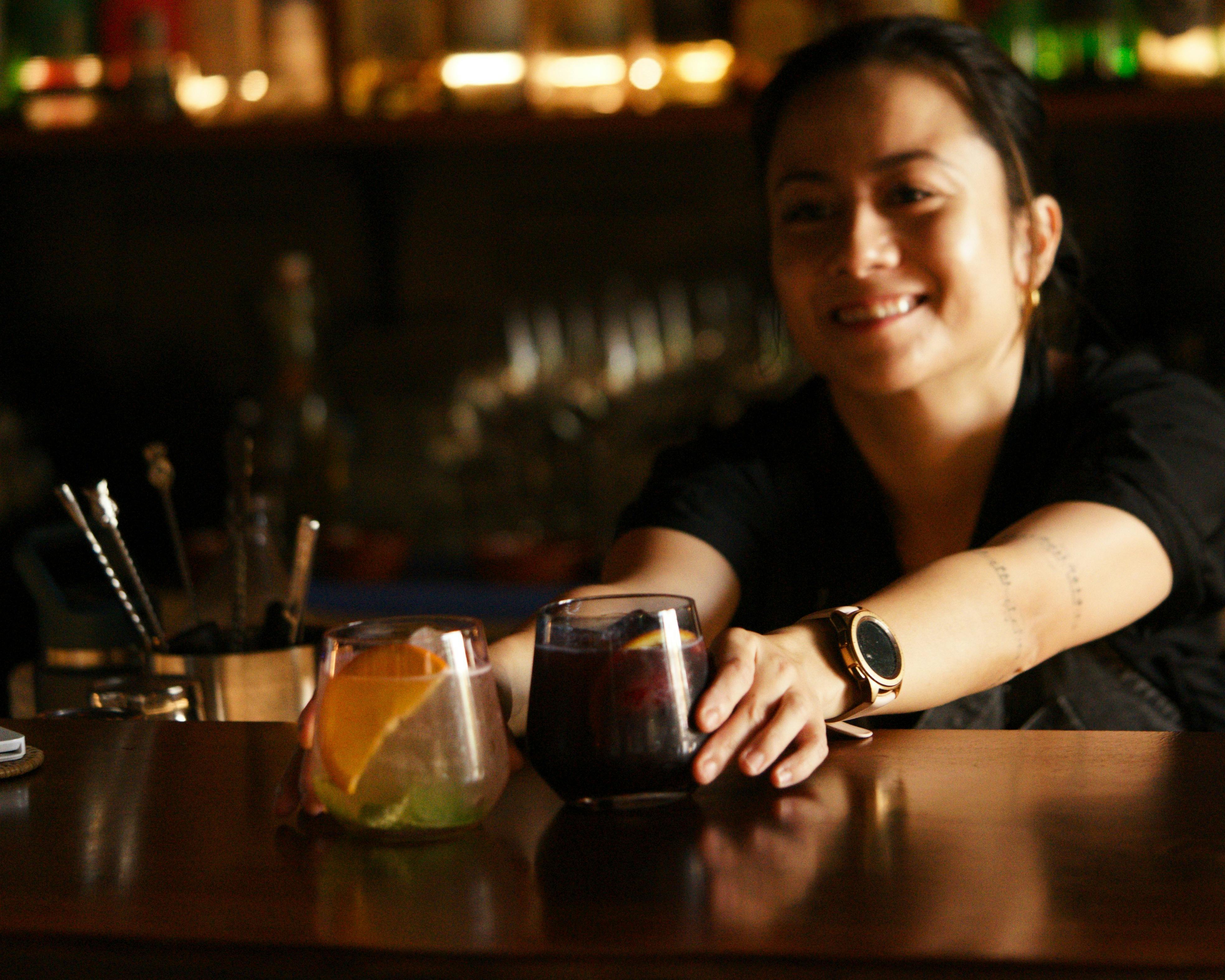 Bartender with some sangria