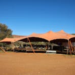 Stay in exclusive semi permanent campsites along the Larapinta Trail