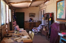 General view of interior of verandah.