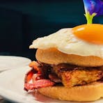 Breakfast burger