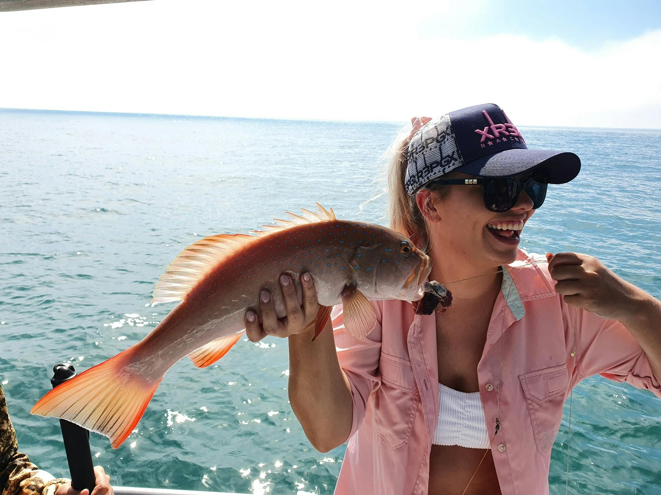 A Dundee Beach Coral Trout will put a smile on anyone's face